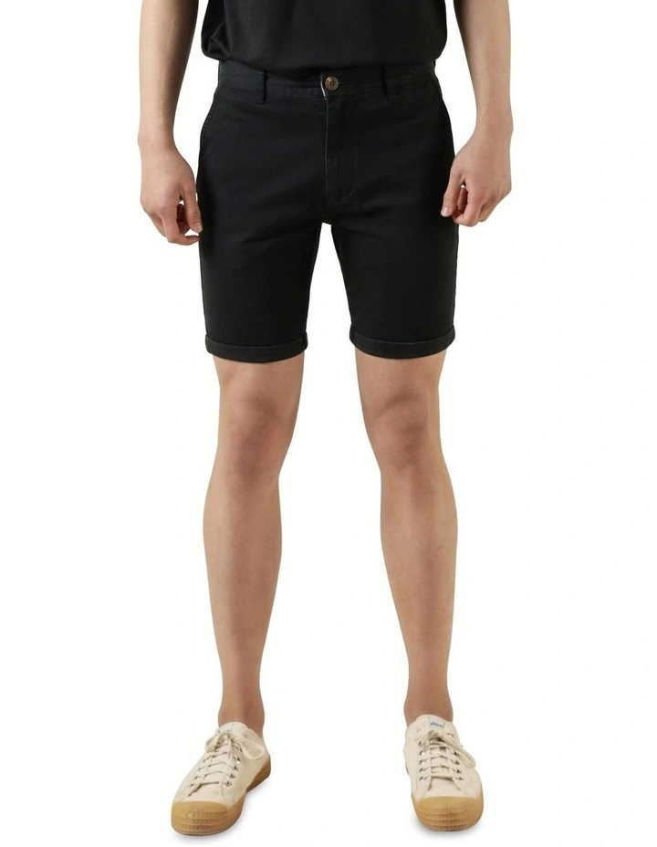 Article One Ellis Slim Chino Shorts Black