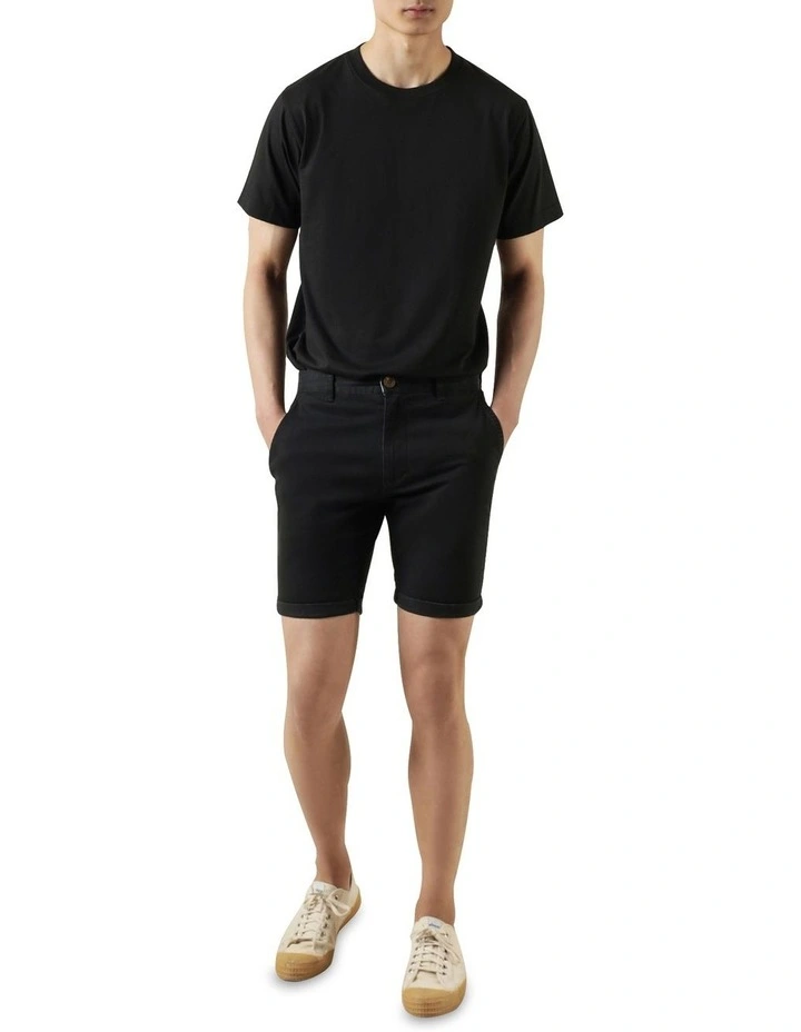 Article One Ellis Slim Chino Shorts Black - Image 2