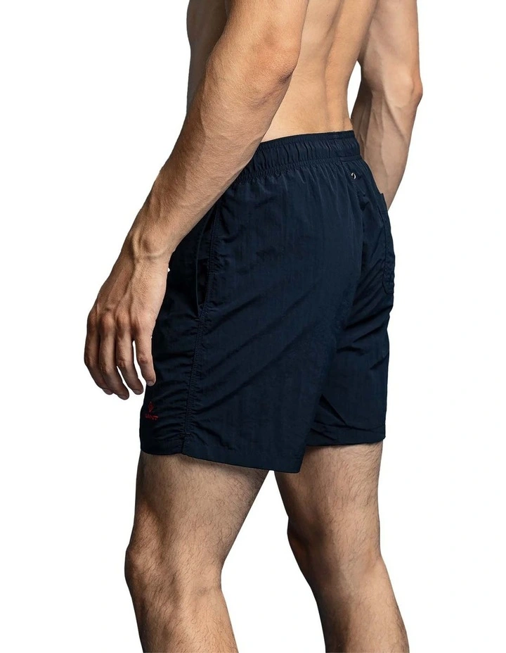 Gant Basic Swim Short In Marine Blue - Image 2