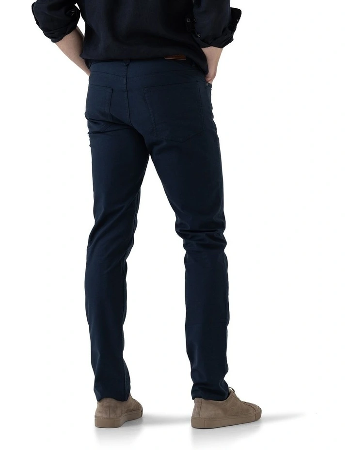 Rodd & Gunn Gunn Straight Fit Jean Regular Leg In Navy - Image 2