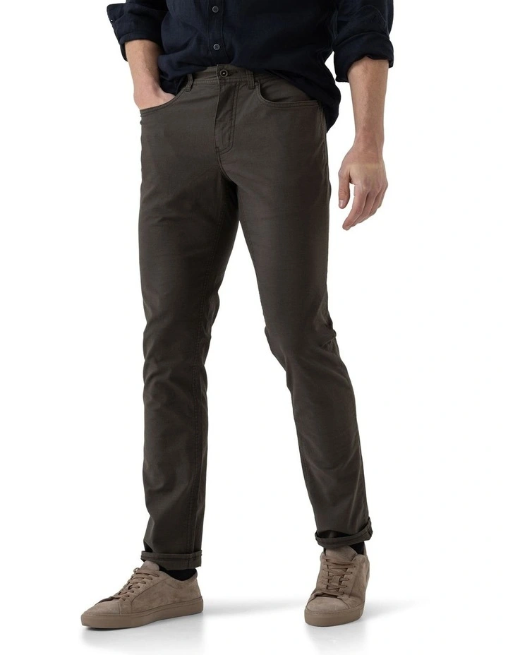 Rodd & Gunn Gunn Straight Fit Jean Long Leg In Forest