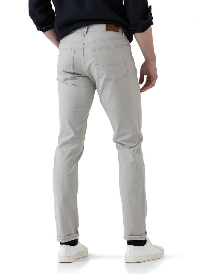 Rodd & Gunn Gunn Straight Fit Jean Regular Leg In Oatmeal - Image 2