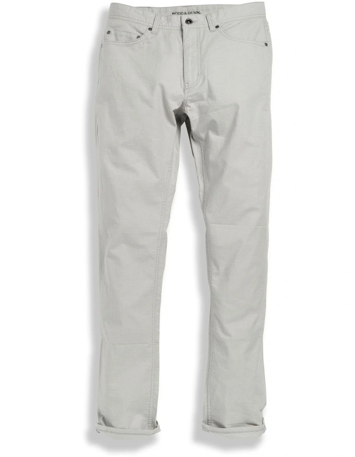 Rodd & Gunn Gunn Straight Fit Jean Regular Leg In Oatmeal - Image 4