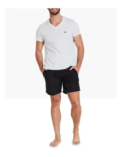 Coast Clothing Co Basic Board Shorts In Black