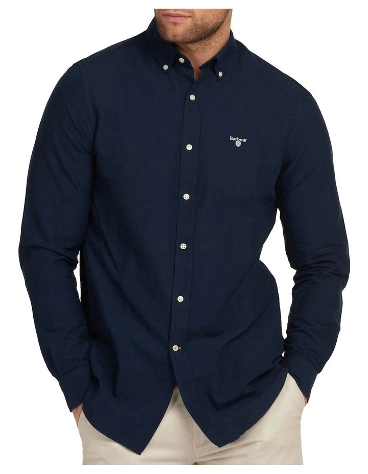 Barbour Oxford 3 Tailord Shirt Navy