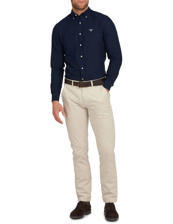 Barbour Oxford 3 Tailord Shirt Navy - Image 3