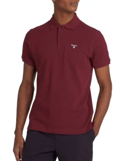 Barbour Tartan Pique Polo Ruby