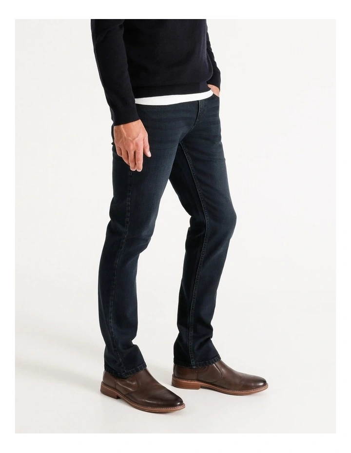 Reserve Essential Jean Dark In Dark Denim - Image 2