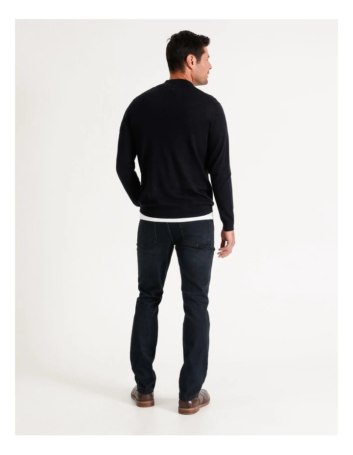 Reserve Essential Jean Dark In Dark Denim - Image 3
