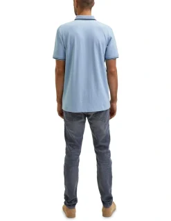 Alternative view of Selected Homme Haze Sport Polo Skyway Melange