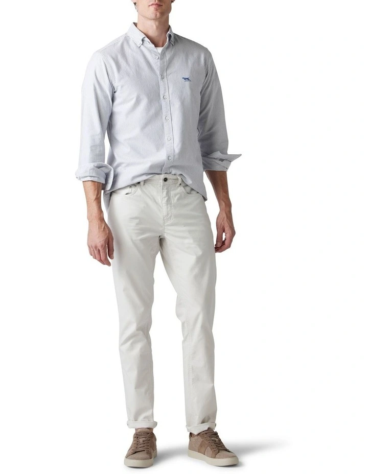 Rodd & Gunn Gunn Straight Fit Jean Regular Leg In Coconut - Image 2