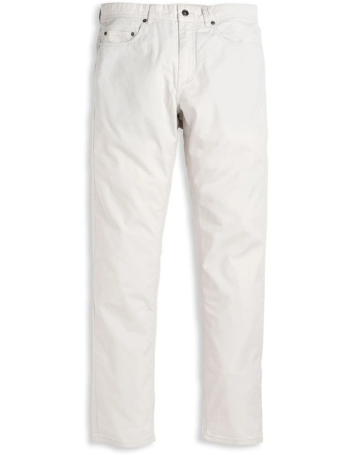 Rodd & Gunn Gunn Straight Fit Jean Long Leg In Coconut - Image 4