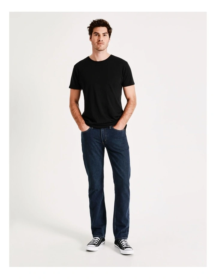 Levi's 514 Straight Jeans Navy - Image 3