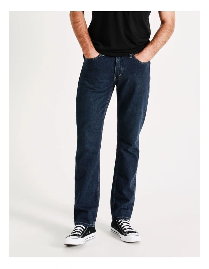 Levi's 514 Straight Jeans Navy - Image 5