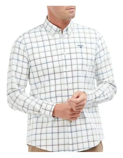 Barbour Crantock Oxford Long Sleeve Shirt Sky