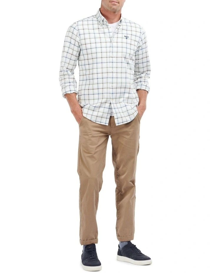 Barbour Crantock Oxford Long Sleeve Shirt Sky - Image 3