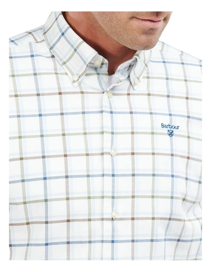 Barbour Crantock Oxford Long Sleeve Shirt Sky - Image 4