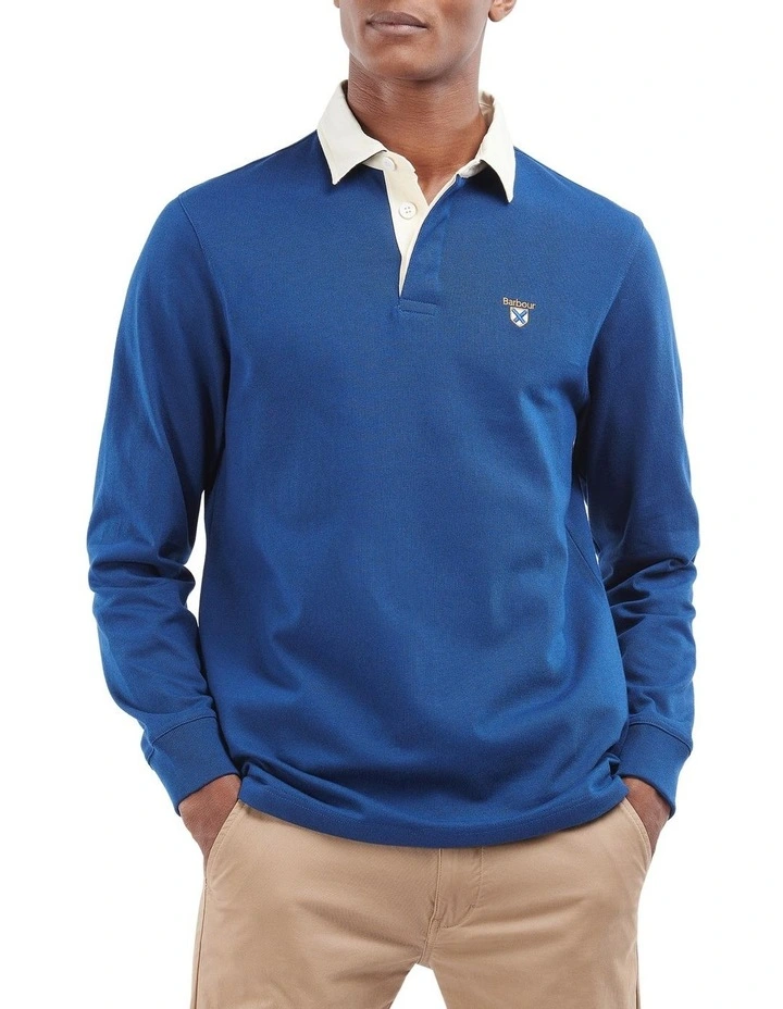 Barbour Crest Rugby Deep Blue