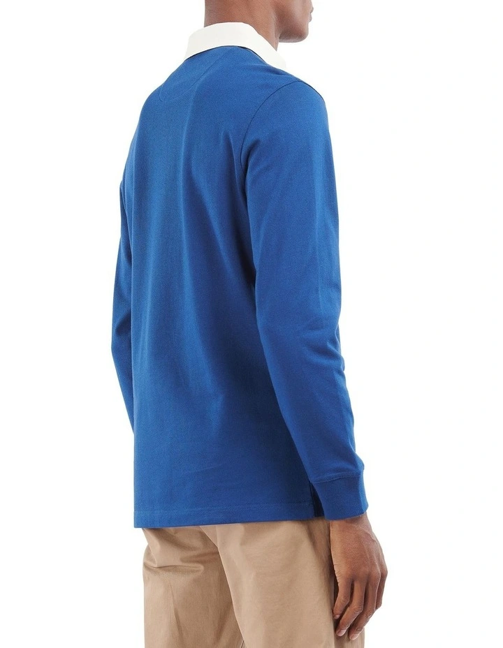 Barbour Crest Rugby Deep Blue - Image 2