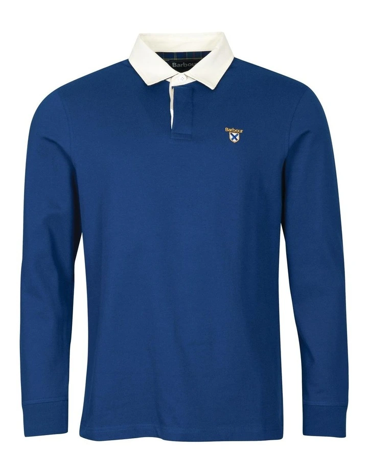 Barbour Crest Rugby Deep Blue - Image 4