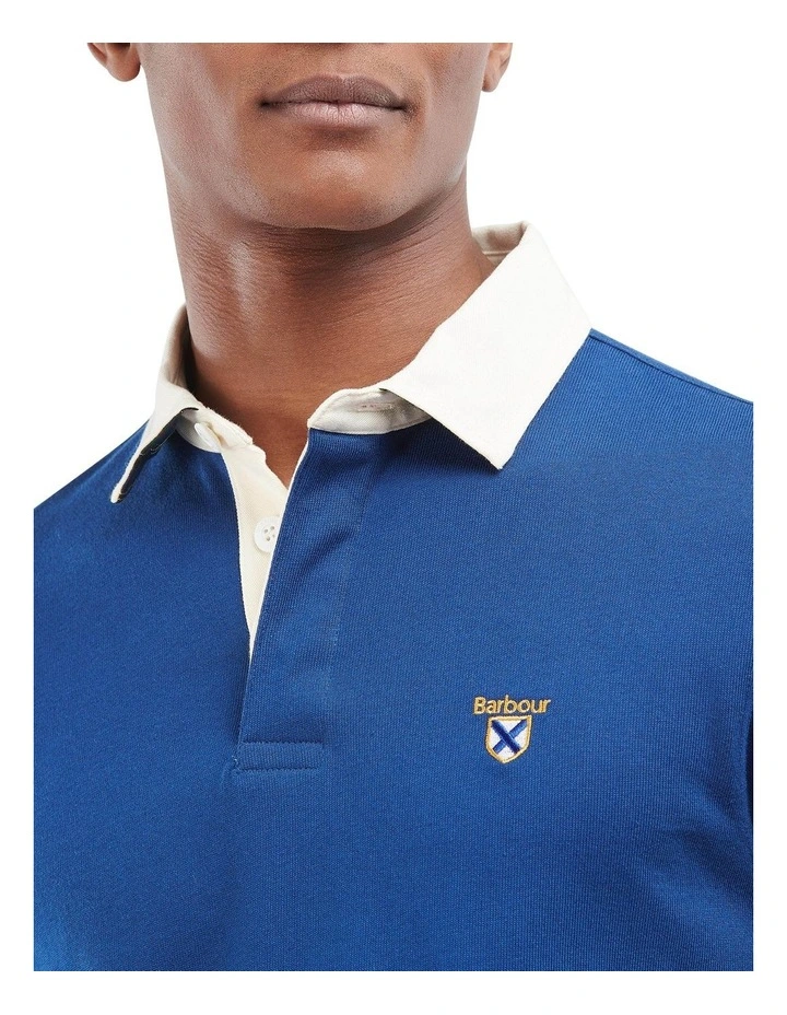 Barbour Crest Rugby Deep Blue - Image 5