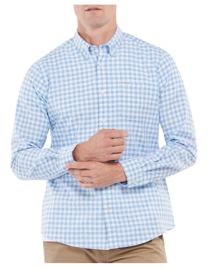 Barbour Kane Tailored Shirt Blue