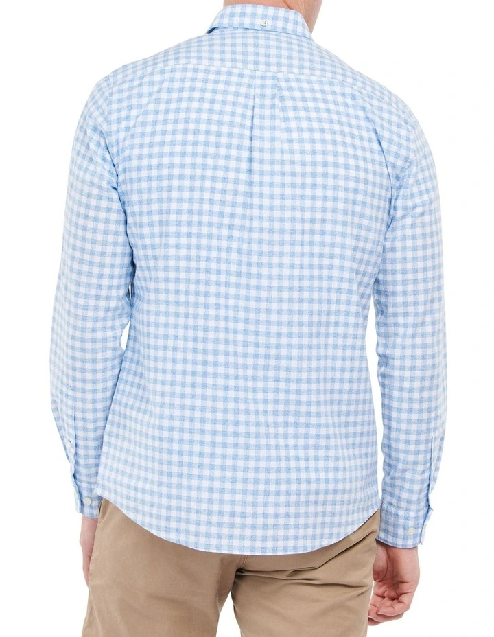 Barbour Kane Tailored Shirt Blue - Image 2