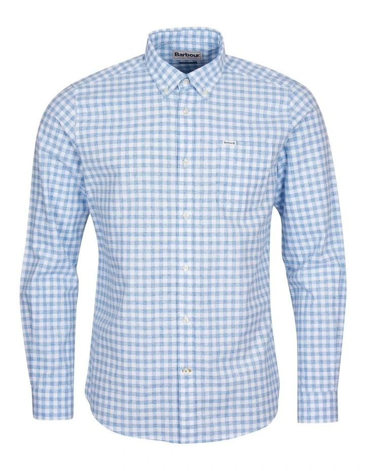 Barbour Kane Tailored Shirt Blue - Image 4