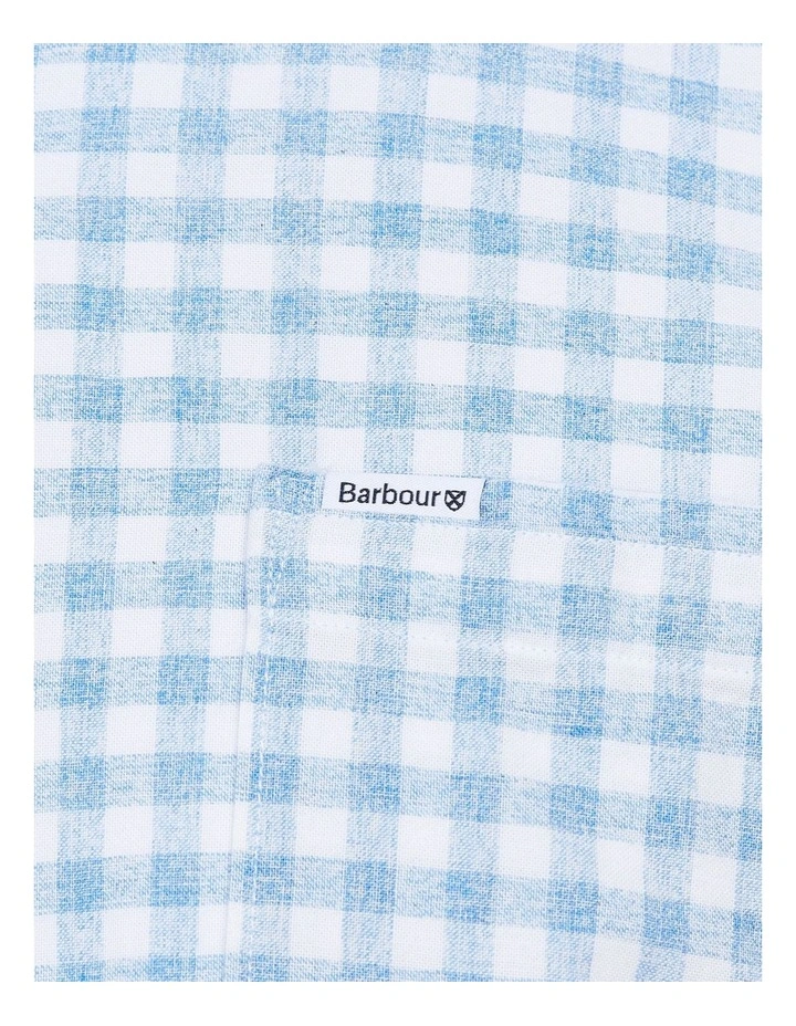 Barbour Kane Tailored Shirt Blue - Image 6