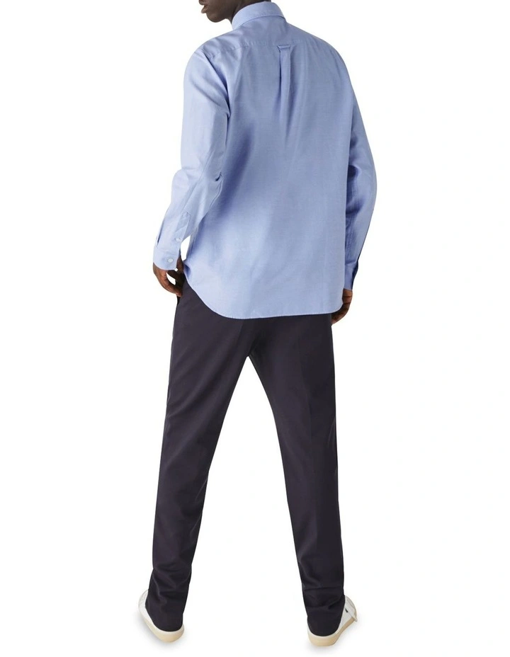 Lacoste Long Sleeve Regular Fit Oxford Shirt Overview - Image 3