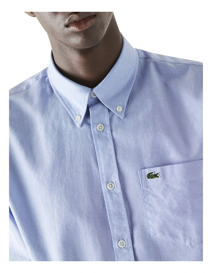 Lacoste Long Sleeve Regular Fit Oxford Shirt Overview - Image 5