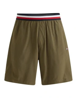 Tommy Hilfiger Essential Training Short In Army Green