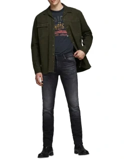 Jack & Jones Glenn Icon Super Stretch Jeans Black Denim