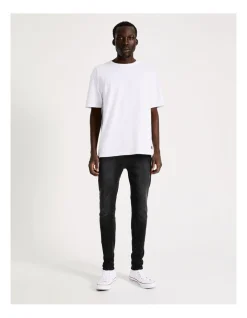 KSCY Nevada Super Skinny Fit Jean In Charcoal