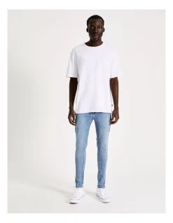 KSCY Nevada Super Skinny Fit Jean In Baltic Blue