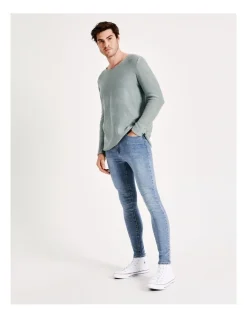 KSCY Nevada Super Skinny Fit Jean In Blue