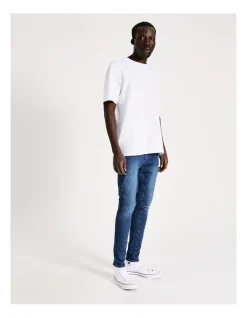 KSCY Nevada Super Skinny Fit Jean In Mercury Blue