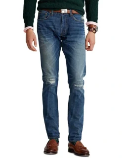 Polo Ralph Lauren Sullivan Slim Distressed Jean Blue
