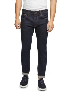 Oxford Marty Rinse Wash Denim Jeans Indigo