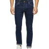 Oxford Marty Stone Enzyme Wash Denim Jeans Blue