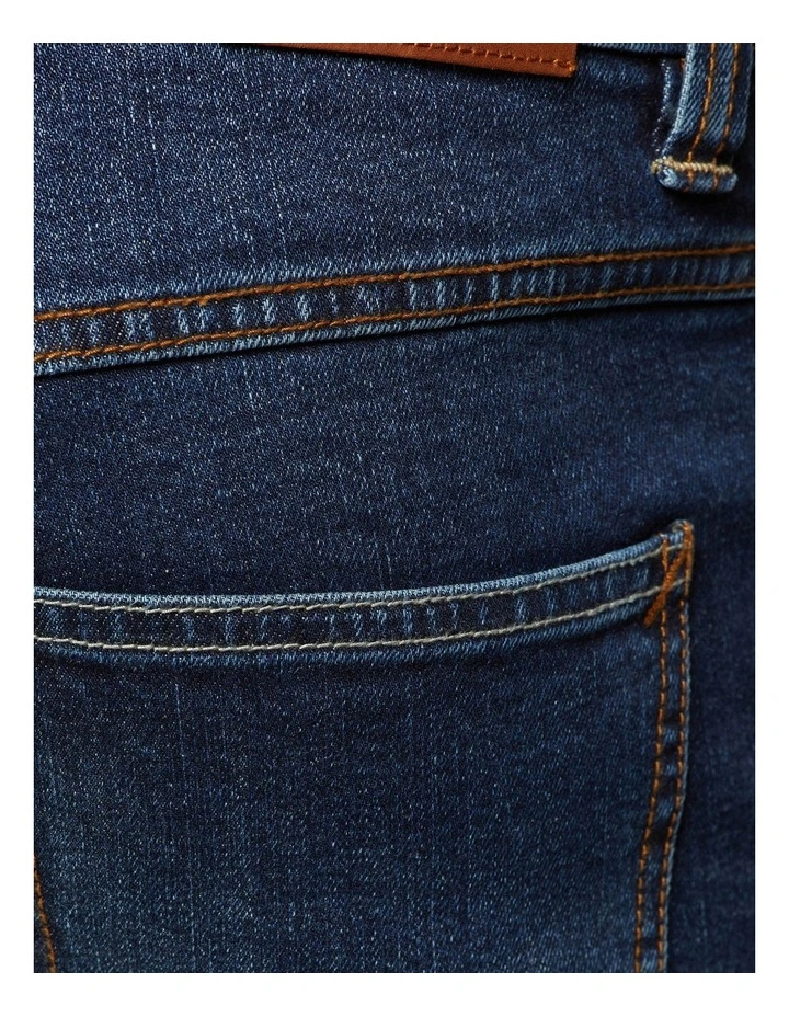 Oxford Marty Stone Enzyme Wash Denim Jeans Blue - Image 6