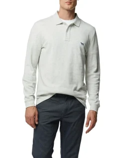 Rodd & Gunn Long Sleeve Gunn Polo Cloud
