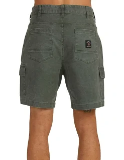 Alternative view of Quiksilver Crowded Cargo Short Green
