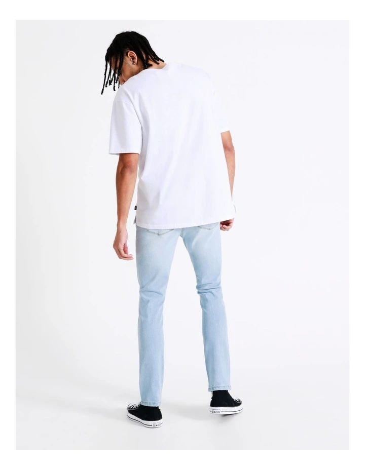 Kenji Ethan Slim Fit Jean In Artic Blue - Image 7