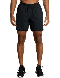 RVCA Yogger Stretch 17 Elastic Shorts Black