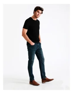Maddox Kristian Slim Tapered Jean Size 30 Leg Length In Midnight
