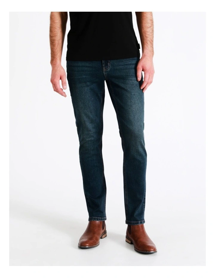 Maddox Kristian Slim Tapered Jean Size 30 Leg Length In Midnight - Image 2