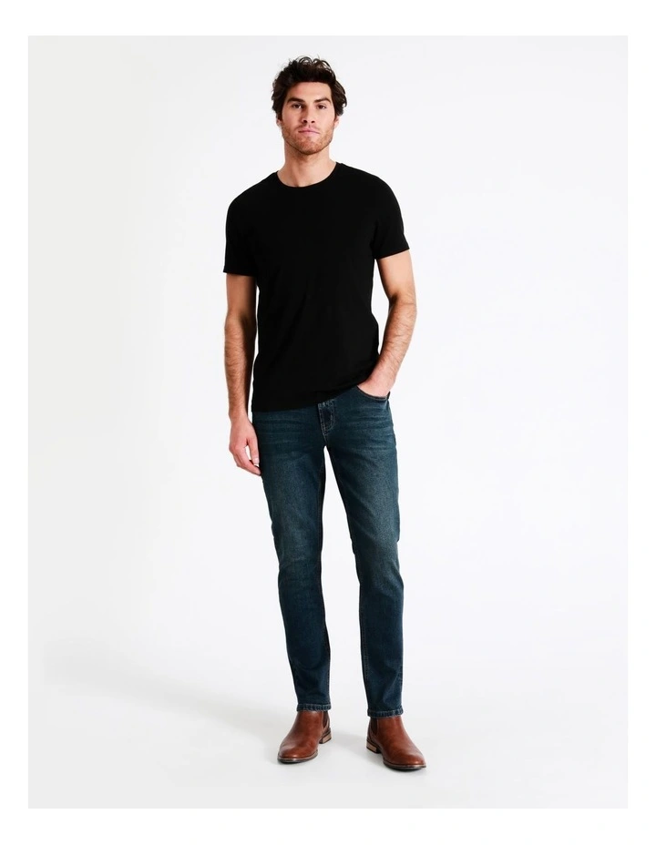 Maddox Kristian Slim Tapered Jean Size 30 Leg Length In Midnight - Image 3