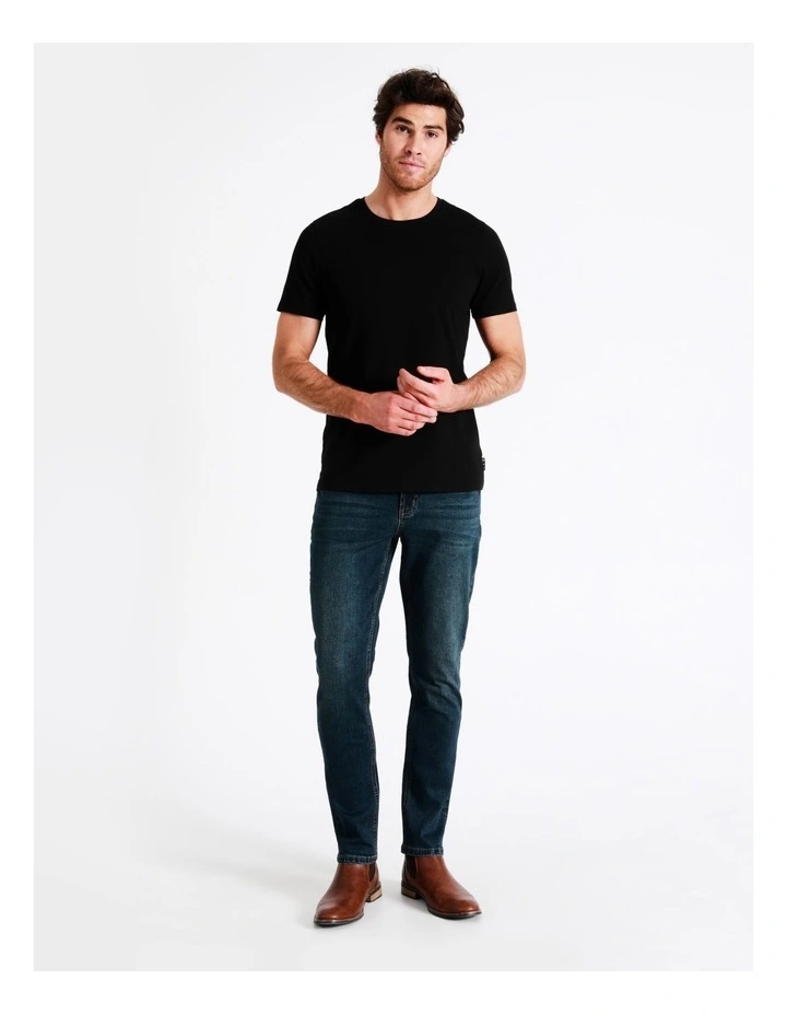 Maddox Kristian Slim Tapered Jean Size 30 Leg Length In Midnight - Image 5