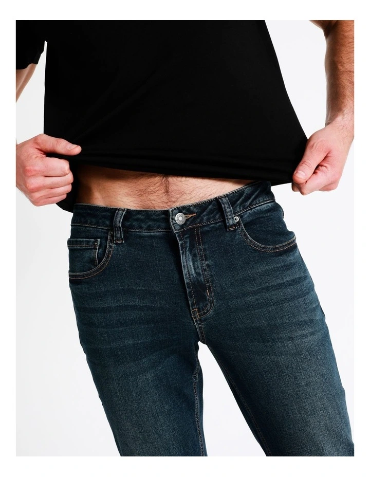 Maddox Kristian Slim Tapered Jean Size 30 Leg Length In Midnight - Image 7